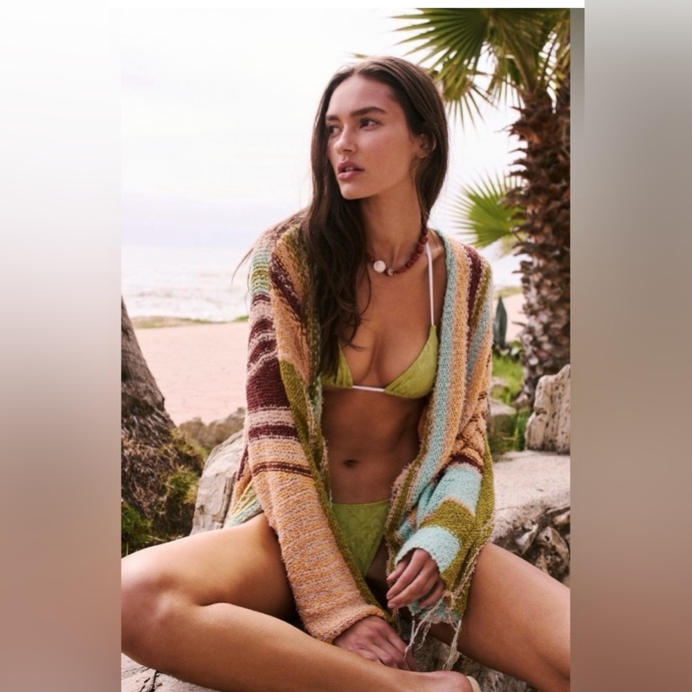 Free People Multicolor Knit Sweater